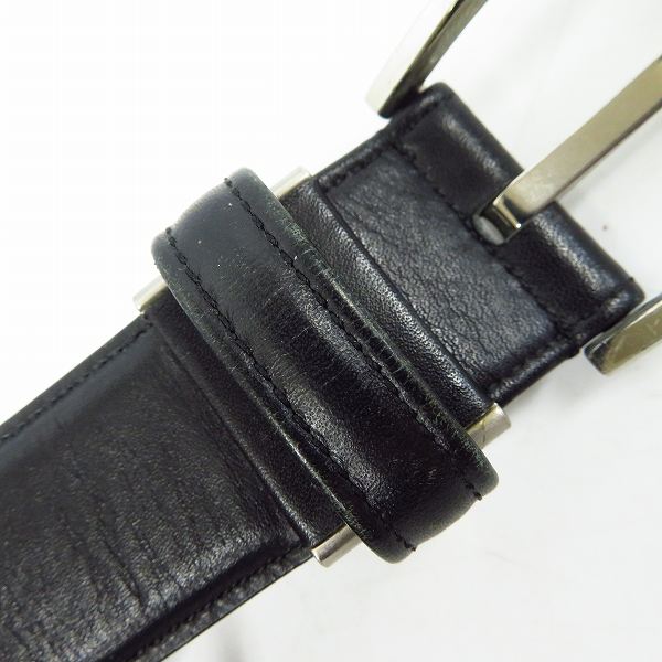 実際に弊社で買取させて頂いたBURBERRY/バーバリー レザー ベルト ブラックの画像 6枚目