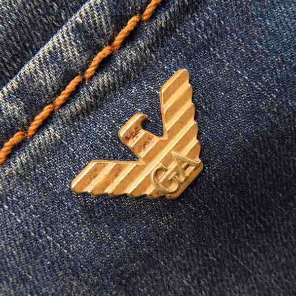 実際に弊社で買取させて頂いたARMANI JEANS/アルマーニジーンズ ウォッシュ加工 デニムパンツ/33の画像 2枚目