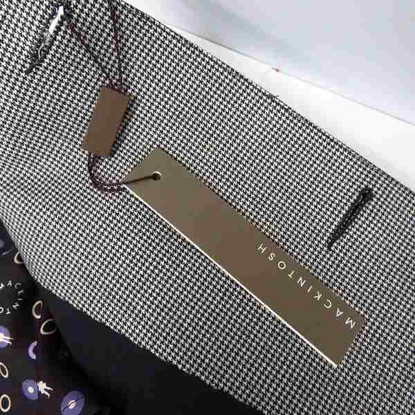 実際に弊社で買取させて頂いた【未使用】MACKINTOSH/マッキントッシュ DOUGLAS/ダグラス千鳥柄 ステンカラーコート/5257/36の画像 5枚目