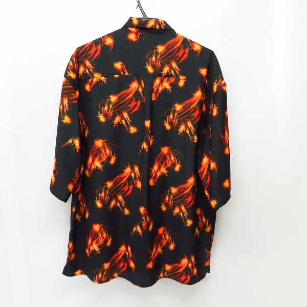 実際に弊社で買取させて頂いたHARE/ハレ 火花柄 アロハシャツ/Fの画像 1枚目