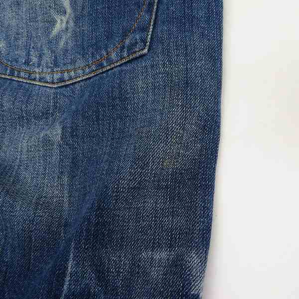 実際に弊社で買取させて頂いたARMANI JEANS/アルマーニジーンズ ボタンフライ ダメージ加工 デニムパンツ/34の画像 8枚目