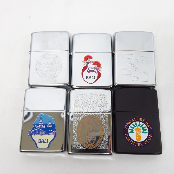 Zippo シンガポールデザイン ライター セット Zippo シンガポールデザイン ライター セット Zippo