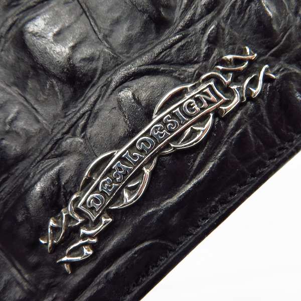 実際に弊社で買取させて頂いたDEAL DESIGN/ディールデザイン クロコ型押し カードケース/パスケースの画像 5枚目