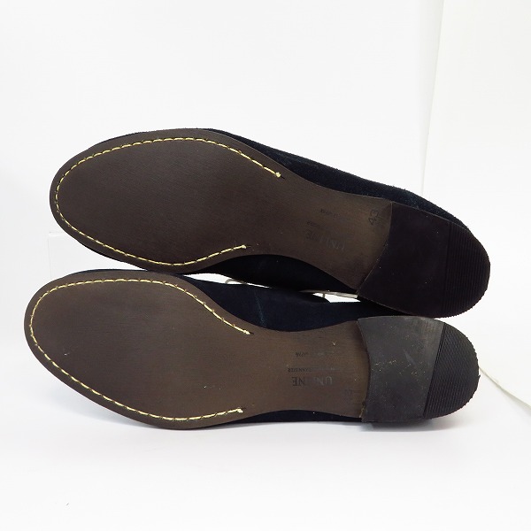 実際に弊社で買取させて頂いたUNLINE by alfredoBANNISTER/アンライン バイ アルフレッドバニスター スエードレザー ホールカットシューズ/43の画像 2枚目