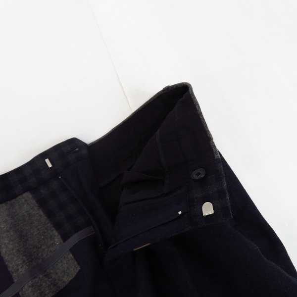 実際に弊社で買取させて頂いたkolor/カラー パッチワークテーラードパンツ/1の画像 4枚目