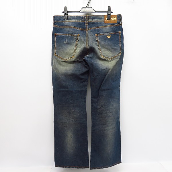 実際に弊社で買取させて頂いたARMANI JEANS/アルマーニジーンズ ウォッシュ加工 デニムパンツ/33の画像 1枚目
