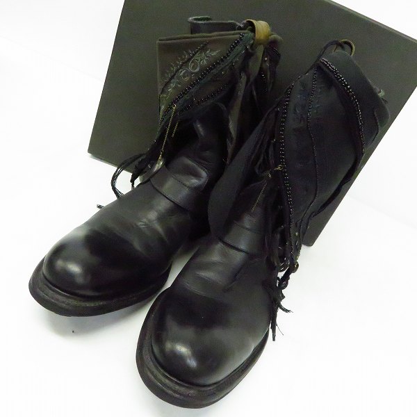 実際に弊社で買取させて頂いたalfredoBANNISTER/アルフレッドバニスター サイドジップエンジニアブーツ/42
