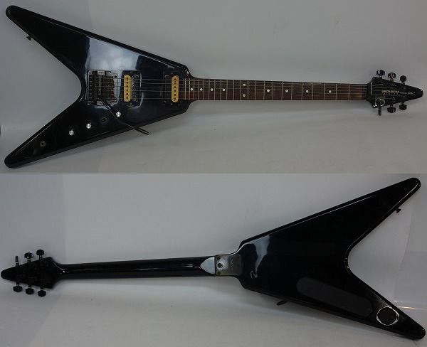 実際に弊社で買取させて頂いた★Greco/グレコ Device features フライングVタイプ Kahler bridge搭載の画像 1枚目