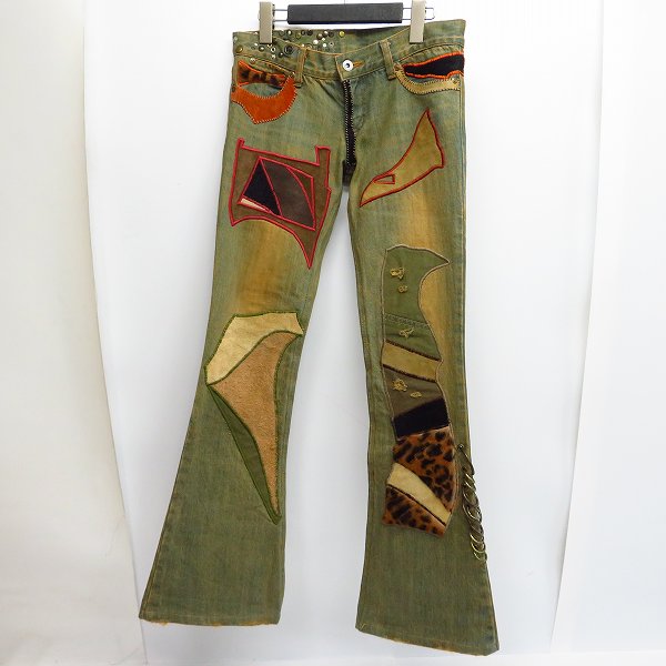 実際に弊社で買取させて頂いたIFSIXWASNINE/イフシックスワズナイン アフリカン パッチ デニムパンツ C/AFRICAN/25