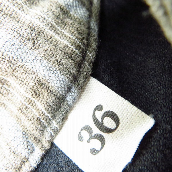 実際に弊社で買取させて頂いたSUGAR CANE/シュガーケーン ピケ・ストライプ・ワークベスト SC12046/36の画像 3枚目