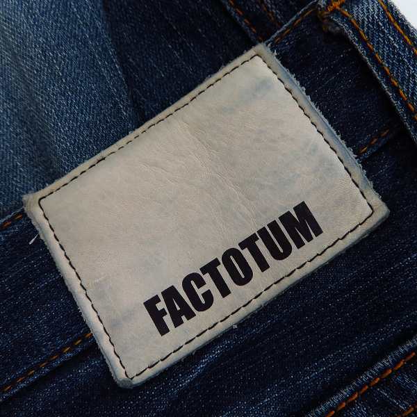 実際に弊社で買取させて頂いたFACTOTUM/ファクトタム E2000 ストレート ストレッチ デニムパンツ/ジーンズ 0142313 Size：31の画像 2枚目