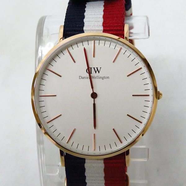 実際に弊社で買取させて頂いた【保証期間内】Daniel Wellington/DW/ダニエルウェリントン アナログ クォーツ/腕時計 トリコロール