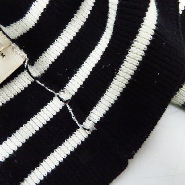 実際に弊社で買取させて頂いたDIESEL BLACK GOLD/ディーゼル ブラック ゴールド ボーダー柄ニット Mの画像 5枚目