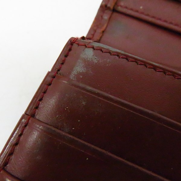 実際に弊社で買取させて頂いたCartier/カルティエ マストライン 二つ折り レザー 長財布の画像 8枚目