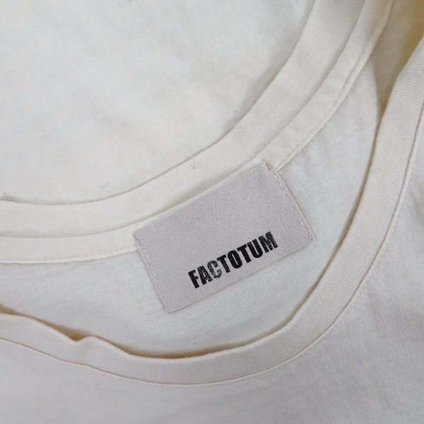 実際に弊社で買取させて頂いたFACTOTUM/ファクトタム プリントカットソー/ハーフスリーブシャツ/素材切替シャツ 6点セットの画像 5枚目