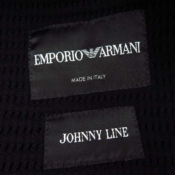 実際に弊社で買取させて頂いたEMPORIO ARMANI/エンポリオアルマーニ メッシュ 1Ｂ テーラードジャケット K1G830 K1280/48の画像 2枚目