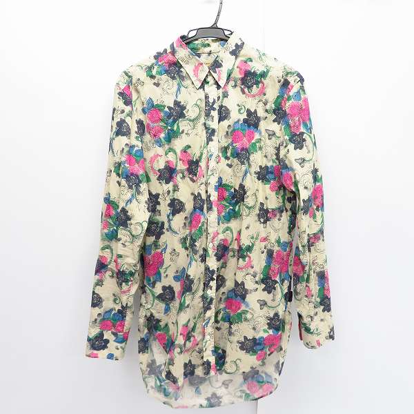 実際に弊社で買取させて頂いたBURBERRY LONDON ENGLAND/バーバリーロンドンイングランド 花柄 長袖シャツ/M