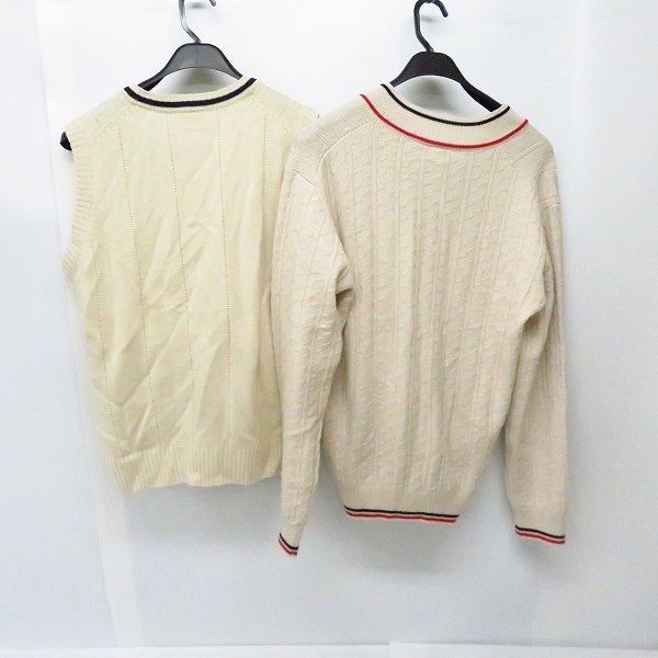 実際に弊社で買取させて頂いたLACOSTE/ラコステ　ニット/ニットベスト ２点セット 4の画像 1枚目