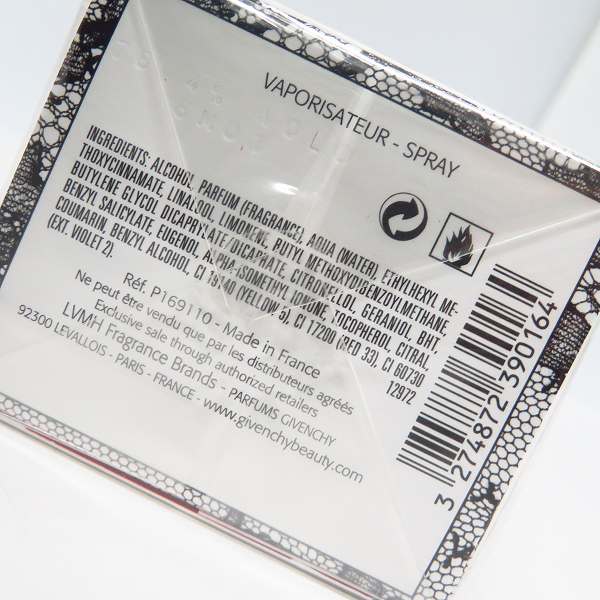 実際に弊社で買取させて頂いた【未開封】GIVENCHY/ジバンシィ L'INTERDIT 香水 50mlの画像 2枚目