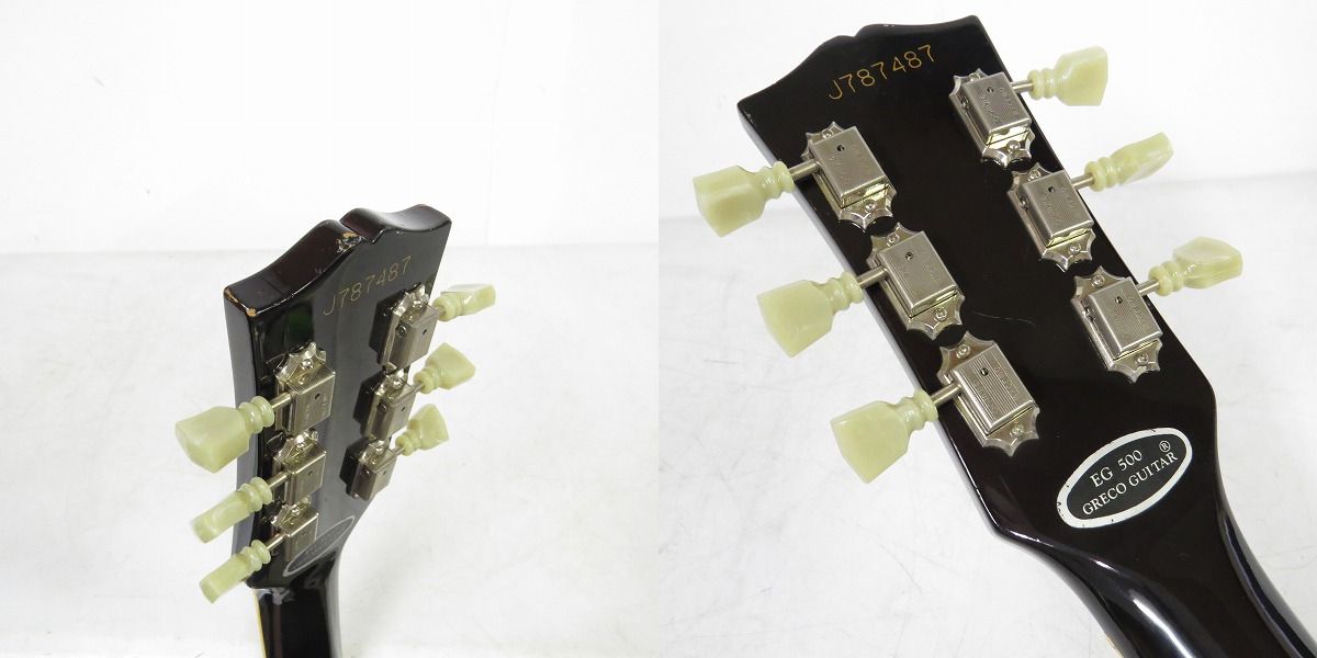 実際に弊社で買取させて頂いた★Greco/グレコ 78年製 Standard EG-500 レスポールタイプ ジャパンビンテージ エレキギターの画像 6枚目
