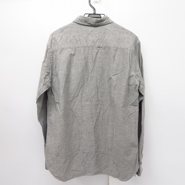 実際に弊社で買取させて頂いたGOODENOUGH/グッドイナフ 袖ジップ コットンシャツ GE-113017/4の画像 1枚目