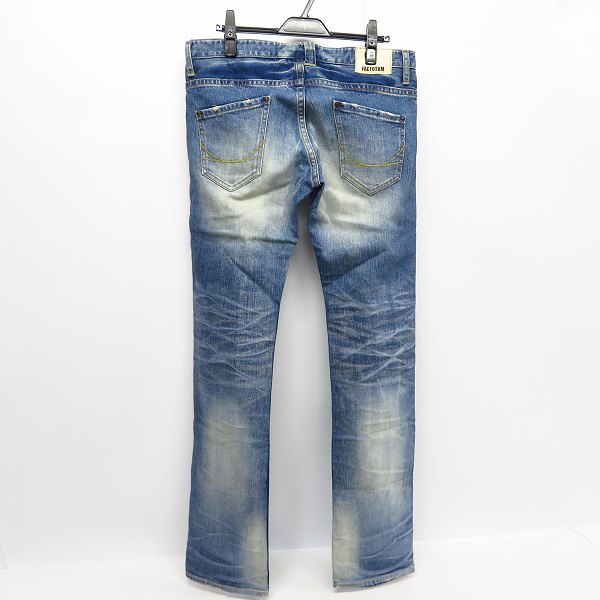 実際に弊社で買取させて頂いたFACTOTUM/ファクトタム 加工ストレート ストレッチ デニムパンツ/ジーンズ 0143316 Size：31の画像 1枚目