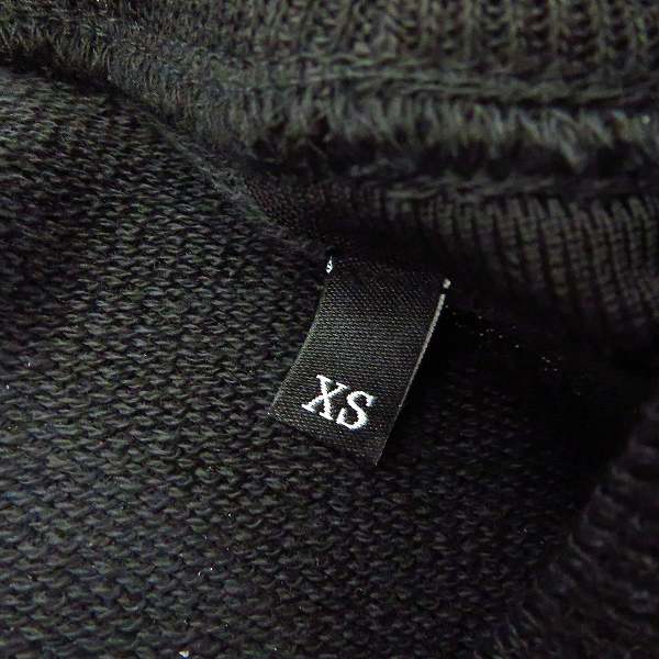 DIESEL ディーゼル bregangeles 袖スカーフ アシンメトリー カットソー ブラック系 XS DIESEL⁄ディーゼル BREGANGELES プリント 袖スカーフデザイン