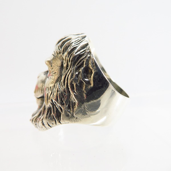 実際に弊社で買取させて頂いたCRAZY PIG×A BATHING APE/クレイジーピッグ×アベイシングエイプ 猿の惑星 リング 19号の画像 2枚目