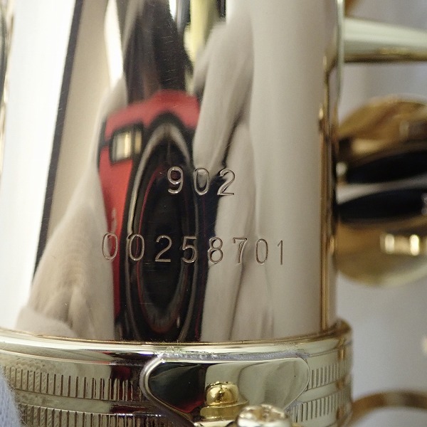 実際に弊社で買取させて頂いた★YANAGISAWA/ヤナギサワ A-902 アルトサックス 金管楽器 マウスピース/ハードケース付 の画像 4枚目
