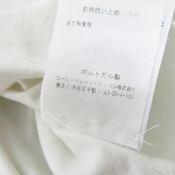 実際に弊社で買取させて頂いたNEIL Barrett/ニールバレット サンダー プリント 半袖 Tシャツ/Sの画像 5枚目