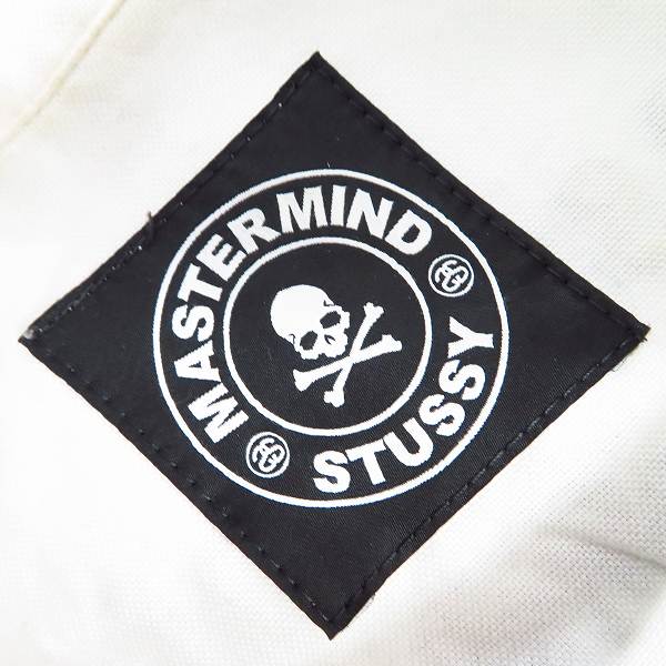 実際に弊社で買取させて頂いたMASTERMIND×Stussy/マスターマインド×ステューシー 開襟シャツ/Mの画像 2枚目