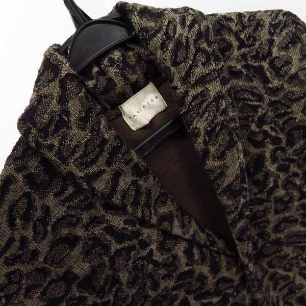 実際に弊社で買取させて頂いたFACTOTUM/ファクトタム レオパード柄/無地 カーディガン/ウール混 ニット 3点セットの画像 4枚目