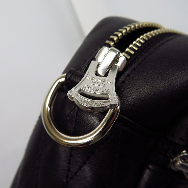 実際に弊社で買取させて頂いたCRIMIE/クライミー DIAMOND QUILT SHOULDER BAG/ダイアモンドキルト レザーショルダーバッグ CRA1-WB02-BG05の画像 5枚目