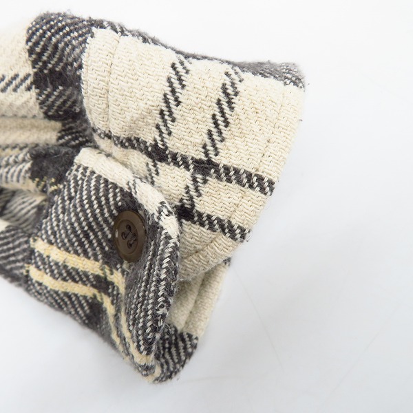 実際に弊社で買取させて頂いたSUGAR CANE/シュガーケーン チェック柄 長袖 ネルシャツ SC26710/Sの画像 7枚目