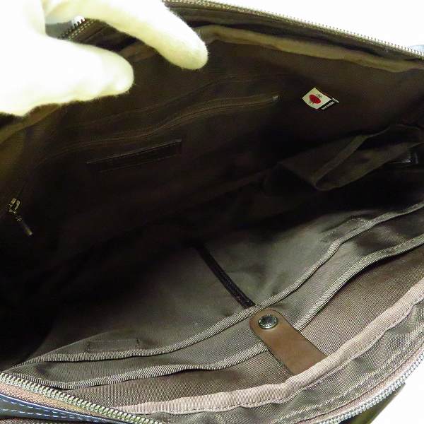 実際に弊社で買取させて頂いたmaster-piece/マスターピース  レザーハンドル  ブリーフケースの画像 4枚目