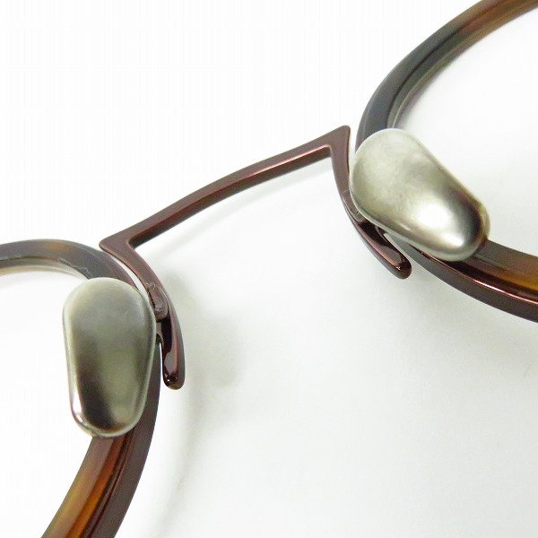 実際に弊社で買取させて頂いたOG×OLIVER GOLDSMITH/オージーバイオリバーゴールドスミス ラウンド 眼鏡/アイウェア porte-2の画像 2枚目