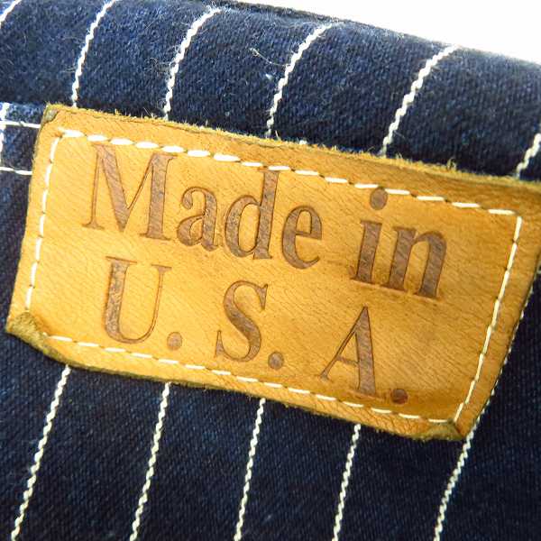 実際に弊社で買取させて頂いたSUGAR CANE/シュガーケーン Lot615 ストライプ柄 パンツ SC47161/Size：34の画像 5枚目