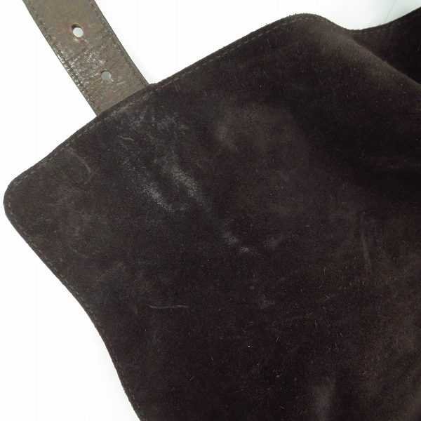 実際に弊社で買取させて頂いたHELMUT LANG/ヘルムートラング スウェード ハンドバッグ の画像 6枚目