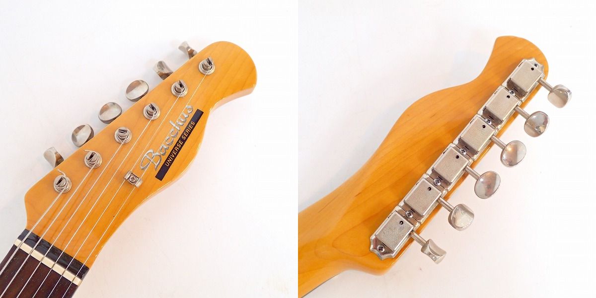 実際に弊社で買取させて頂いた★Bacchus/バッカス UNIVERSE SERIES テレキャスター タイプ メタリックブルー エレキギターの画像 2枚目