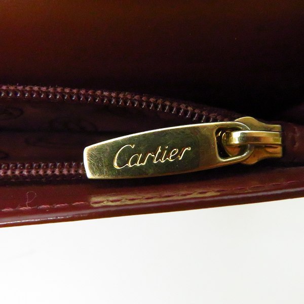 実際に弊社で買取させて頂いたCartier/カルティエ マストライン 二つ折り レザー 長財布の画像 6枚目