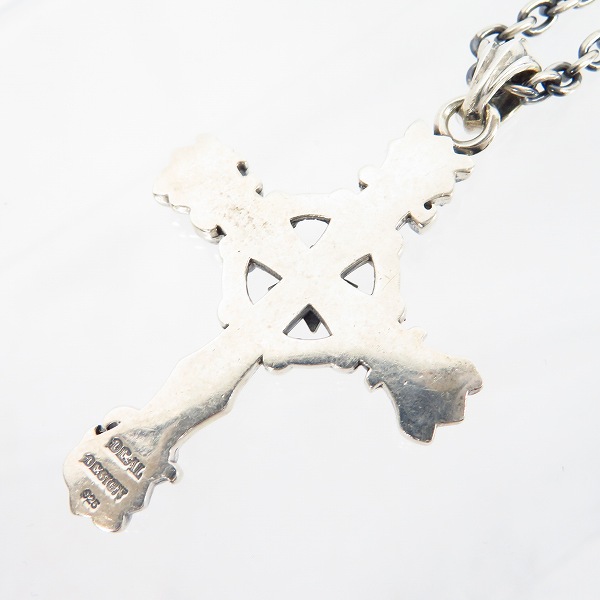 実際に弊社で買取させて頂いたDEALDESIGN/ディールデザイン コンパスローズ クロス ネックレスの画像 1枚目