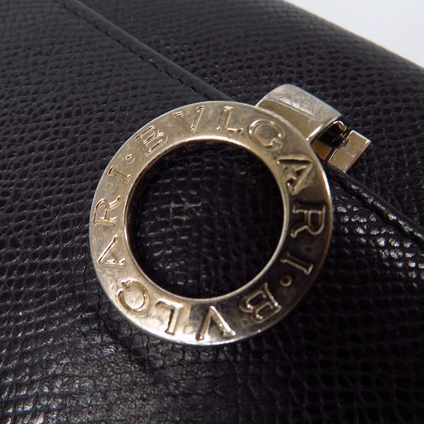 実際に弊社で買取させて頂いたBVLGARI/ブルガリ レザー 長財布/カードケース 2点セットの画像 4枚目