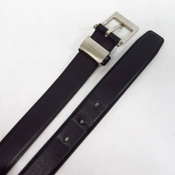 実際に弊社で買取させて頂いたBURBERRY/バーバリー レザー ベルト ブラックの画像 2枚目