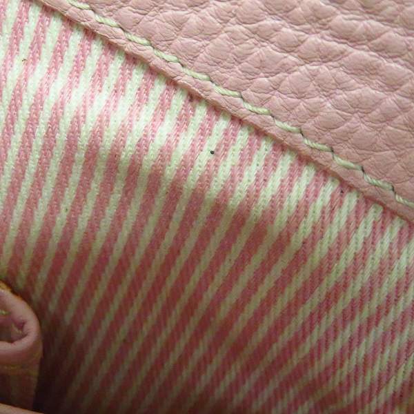 実際に弊社で買取させて頂いたCELINE/セリーヌ レザー ハンドバッグ ピンクの画像 5枚目