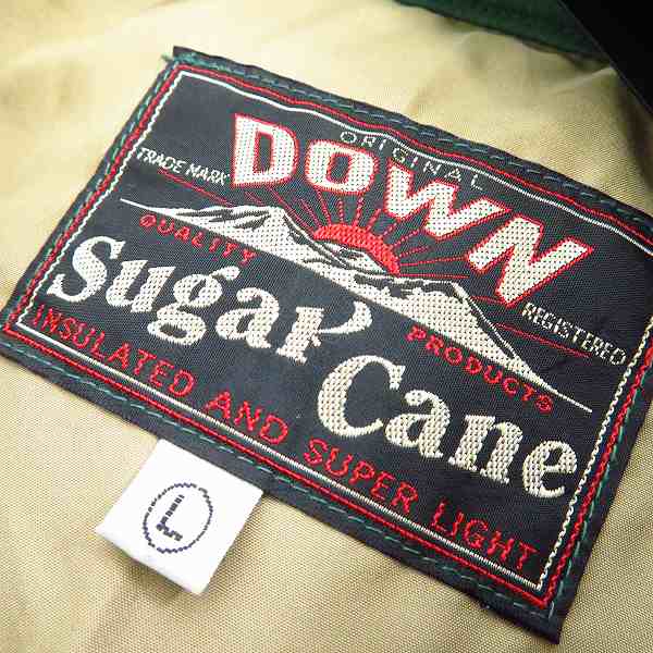 実際に弊社で買取させて頂いたSUGAR CANE/シュガーケーン レザー切替し ダウンジャケット/Lの画像 2枚目