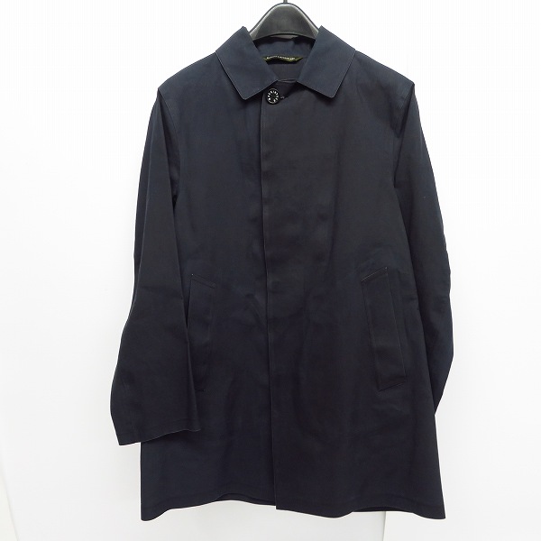 実際に弊社で買取させて頂いたMACKINTOSH/マッキントッシュ ステンカラー ゴム引きロングコート 英国製/3600