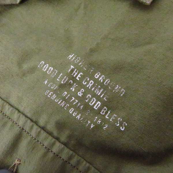 実際に弊社で買取させて頂いたTHE CRIMIE/クライミー ミリタリー長袖シャツ/Sの画像 5枚目