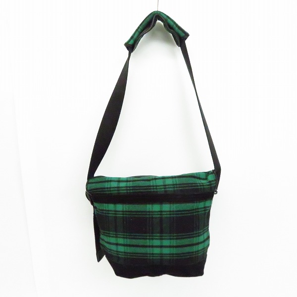 実際に弊社で買取させて頂いたmaster-piece/マスターピース チェック柄 メッセンジャーバッグ 01011-Wの画像 1枚目