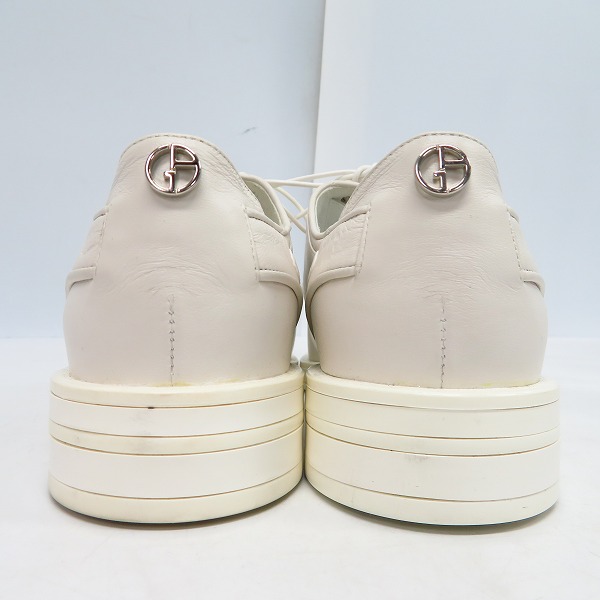 実際に弊社で買取させて頂いたGIORGIO ARMANI/ジョルジオアルマーニ  17AW レザーシューズ風サンダル X1C154/36の画像 1枚目