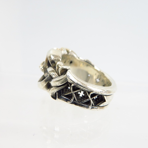 実際に弊社で買取させて頂いたDEAL DESIGN/ディールデザイン トリニティ クロス リング/17号の画像 2枚目